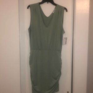 Mint green sleeveless dress